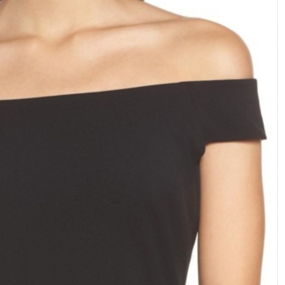 **FINAL SALE** Eliza J Off Shoulder Sheath Dress - Picture 4 of 8